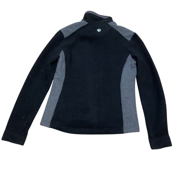 KUHL ALFPACA FLEECE JACKET SIZE M BLACK POCKETS HIKING CLIMBING MENS - Picture 3 of 5